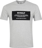 Ecoalf - Natal T-Shirt Label Lichtgrijs - Heren - Maat L - Modern-fit