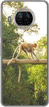 Geschikt voor Xiaomi Mi 10T Lite 5G hoesje - Apen wandelend over tak - Siliconen Telefoonhoesje