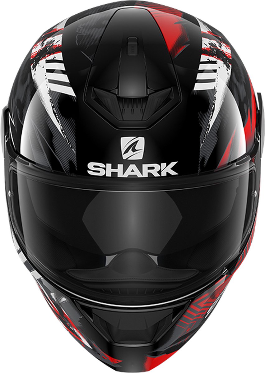 SHARK D-SKWAL 2 PENXA Motorhelm integraalhelm Zwart Rood Antraciet - Maat XS – foto 2