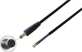 BKL Electronic Laagspannings-aansluitkabel Laagspanningsstekker - Open kabeleinde 5.50 mm 2.10 mm 2.00 m 1 stuk(s)