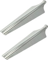 ProPlus Zandharing - Aluminium - 33 cm - 2 stuks