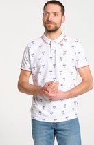 J&JOY - Poloshirt Mannen 15 Praia White Palm