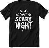 Halloween T-Shirt | Horror Liefhebber Kleding Kado Heren / Dames | Perfect Weerwolf , Monster , Vleermuis en Pompoen Cadeau Shirt | Grappige Zinnen, Spreuken en Teksten | Maat M