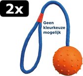 2x * RUBBER BAL AAN KOORD 6X30CM 3ST