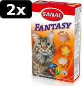 2x SANAL CAT FANTASY SNACK 150GR
