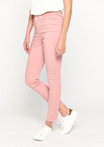 LOLALIZA Slimfit broek - Roze - Maat 40