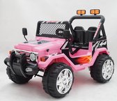 Jeep Lady Roze 12V - 1.5 pers. | Elektrische Kinderauto | Met afstandsbediening | Kinderauto voor 1 tot 6 jaar