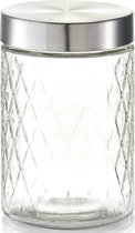 1x Verres de conservation en verre / bocaux de stockage 1200 ml vérifié 11 x 17 cm - Zeller - Ustensiles de cuisine - Bocaux de stockage / bocaux de stockage - Stockage / stockage des Consservation alimentaire