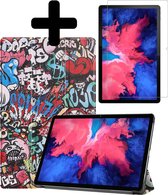 Lenovo Tab P11 Hoes Luxe Hoesje Book Case Cover Met Screenprotector - Graffity