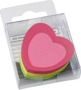 Info Notes IN-5840-39 Info Shaped Sticky Notes 50x50mm Hart Assorti 225 Vel