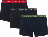 Tommy Hilfiger - Heren Onderbroeken 3-Pack Boxers - Zwart - Maat XL