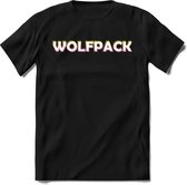 Wolfpack T-Shirt | Saitama Inu Wolfpack Crypto Ethereum kleding Kado Heren / Dames | Perfect Cryptocurrency Munt Cadeau Shirt Maat L