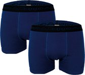 Kappa Boxershorts - Elastisch Katoenen Heren Ondergoed - 2PACK - Blauw - Maat: M