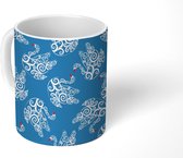 Mok - Koffiemok - Patroon - Vogel - Zwaan - Mokken - 350 ML - Beker - Koffiemokken - Theemok