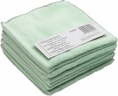 microvezeldoek 40 x 40 cm groen 10 stuks