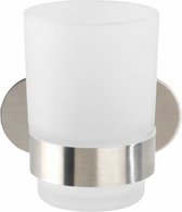 bekerhouder 10,5 x 9,5 cm RVS matzilver