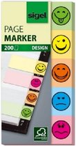 indexeringsstrookjes Smiley 5 x 2 cm papier 200 vellen