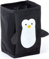 drankkoelerset pinguÃ¯n 10 x 7,5 cm nylon zwart 4 stuks