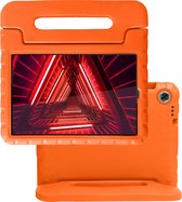 Hoesje Geschikt voor Lenovo Tab M10 FHD Plus 2nd Gen Hoesje Kinderhoes Shockproof Hoes Kids Case - Oranje