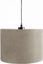 lampenkap hangend 28 cm textiel lichtbruin