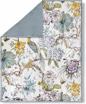 plaid Wood 160 x 130 cm polyester wit