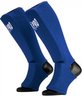 Super Pro Combat Gear Scheenbeschermer Defender Blauw/Wit Medium