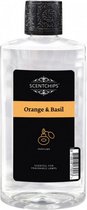 geurolie Orange & Basil 475 ml transparant