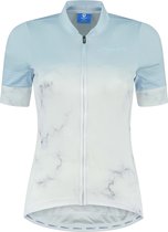 Rogelli Marble Fietsshirt - Korte Mouwen - Dames - Wit, Grijs, Blauw - Maat 2XL