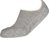 FALKE Cosyshoe dames huissokken - kort model - lichtgrijs (light grey) - Maat: 37-38