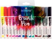 markeerstiften Ecoline Brush Pen kleurenassorti 15 stuks