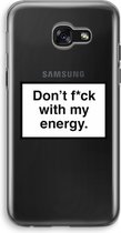 Case Company® - Samsung Galaxy A5 (2017) hoesje - My energy - Soft Cover Telefoonhoesje - Bescherming aan alle Kanten en Schermrand