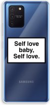 Case Company® - Samsung Galaxy Note 10 Lite hoesje - Self love - Soft Cover Telefoonhoesje - Bescherming aan alle Kanten en Schermrand