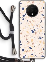 Case Company® - OnePlus 7T hoesje met Koord - Terrazzo N°23 - Telefoonhoesje met Zwart Koord - Bescherming aan alle Kanten en Over de Schermrand