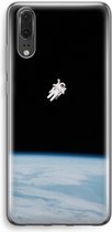 Case Company® - Huawei P20 hoesje - Alone in Space - Soft Cover Telefoonhoesje - Bescherming aan alle Kanten en Schermrand