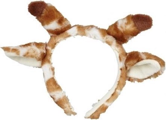 Levendig passend Wiegen 2x stuks giraffe dieren verkleed oren diadeem - Dieren pakje voor kinderen  | bol.com