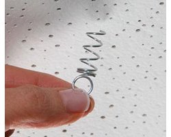 10 stuks - Spiraalhouder voor Systeemplafond / Plafond Ophangoog - type PH-1