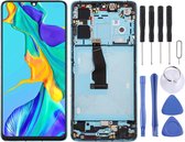 Lcd-scherm en digitizer volledige montage met frame voor Huawei P30 (blauw)