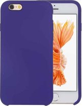 Pure Color Liquid Silicone + PC Beschermende Cover Case voor iPhone 6 Plus & 6s Plus (Dark Purple)
