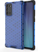 Voor Samsung Galaxy Note 20 schokbestendige honingraat pc + TPU beschermhoes (blauw)