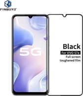 Voor vivo S7e PINWUYO 9H 2.5D Volledig scherm gehard glasfilm (zwart)