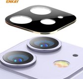Voor iPhone 11 Hat-Prince ENKAY Achteruitrijcamera Lens Film Aluminium + PMMA Volledige Dekking Beschermer (Goud)