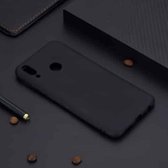 Voor Huawei P Smart (2019) Candy Color TPU Case (zwart)