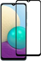 Voor Samsung Galaxy A02 Volledige lijm Volledig scherm gehard glasfilm