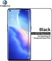 Voor OPPO Reno5 Pro PINWUYO 9H 3D Hot Bending Tempered Glass Film (Zwart)