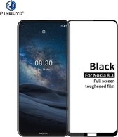 Voor Nokia 8.3 PINWUYO 9H 2.5D Volledig scherm gehard glasfilm (zwart)