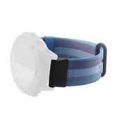 Voor Garmin Fenix 5 Quick Release Nylon vervangende polsband Horlogeband (meerblauw)