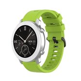 Voor Amazfit GTR siliconen smartwatch vervangende polsband, maat: 22 mm (groen)