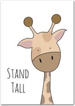 Kwekerij Wall Art Poster Animal Painting Kids Bedroom Decoration, Afmeting: 10x15cm (Giraffe)