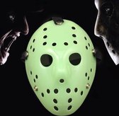 Halloween Party Cool Thicken Jason Mask (fluorescerend groen)