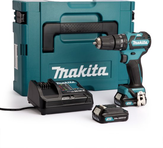 Makita HP332DSAJ Accu Klopboor-/Schroefmachine BL 10.8V 2.0Ah in Mbox